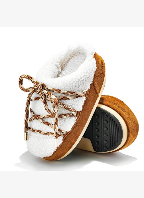 Kadın Bot (Kar) 80D1460240-MA03 Moon Boot Mule Shearling Whisky/Off White - Görsel 4