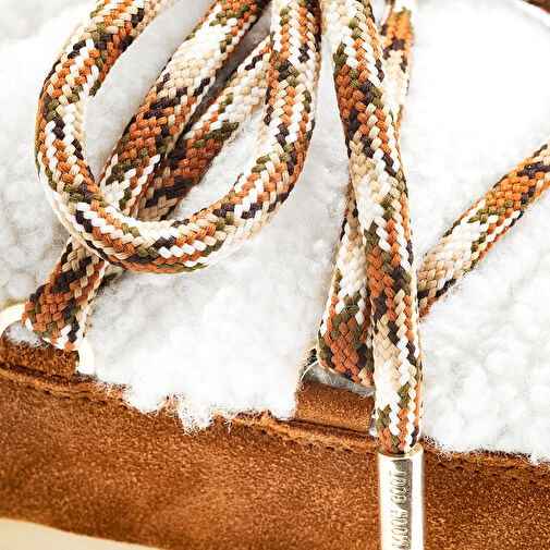 Kadın Bot (Kar) 80D1460240-MA03 Moon Boot Mule Shearling Whisky/Off White - Görsel 6