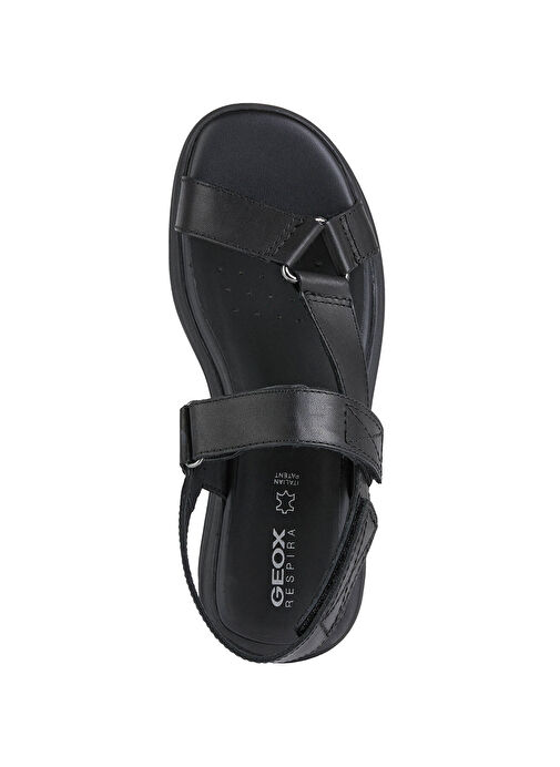 Geox Kadın Siyah Spherica Ec5w Düz Sandalet D25ADA00043C9999 - Görsel 6