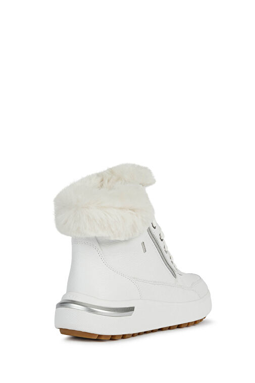 Geox Kadın Beyaz Dalyla Abx Bağcıklı Waterproof Deri Bot D26QSA00046C1000 - Görsel 3