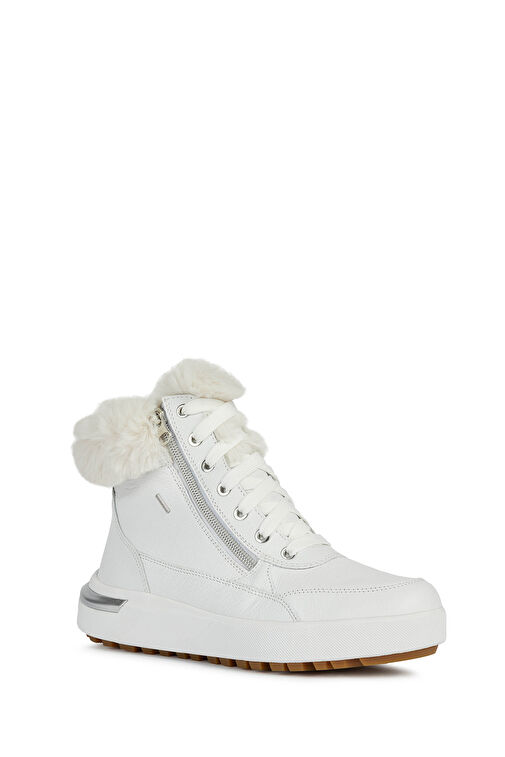 Geox Kadın Beyaz Dalyla Abx Bağcıklı Waterproof Deri Bot D26QSA00046C1000 - Görsel 4