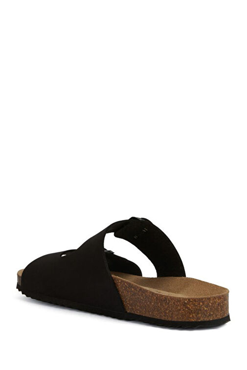 Geox Kadın Siyah D Brionia Nubuk Deri Terlik D35LSL00032C9999 - Görsel 3