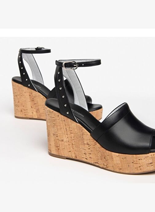 Kadın Sandalet E307662D NeroGiardini TAMIGI PU.MUSA 8901P RICOPE Nero - Görsel 4