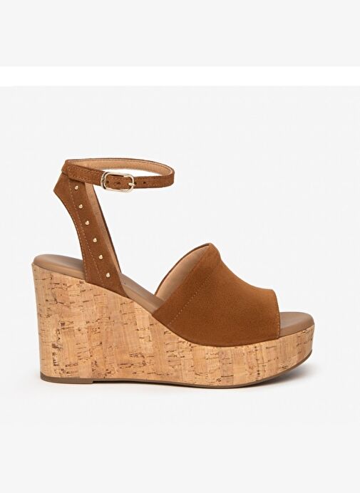 Kadın Sandalet E307663D NeroGiardini VELOUR PU.MUSA 8901P RICOPE 326-Tabacco - Görsel 2