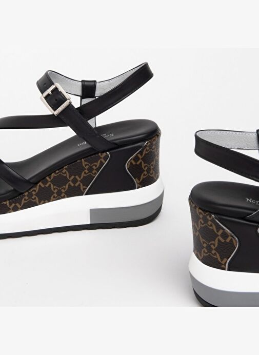 Kadın Sandalet E307758D NeroGiardini TAMIGI POLI.MILENA7854 ZEPTR MILENA 7854 100-Nero - Görsel 5