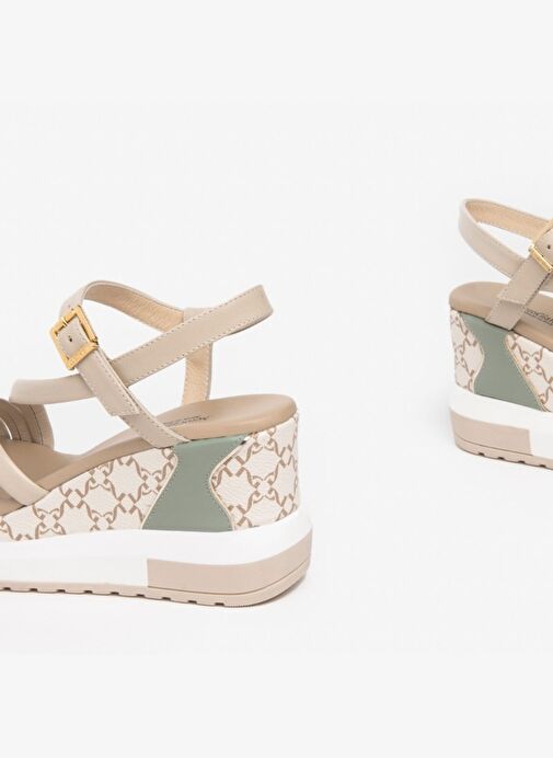 Kadın Sandalet E307758D NeroGiardini NAPPA PANDORA POLI.MILENA 7854 ZEP TR MILENA7854 BEI 702-Ivory - Görsel 5