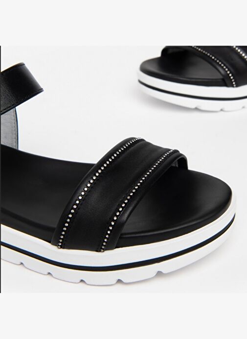 Kadın Sandalet E307812D NeroGiardini TAMIGI PU.KALE' P15655 BIAN 100-Nero - Görsel 4