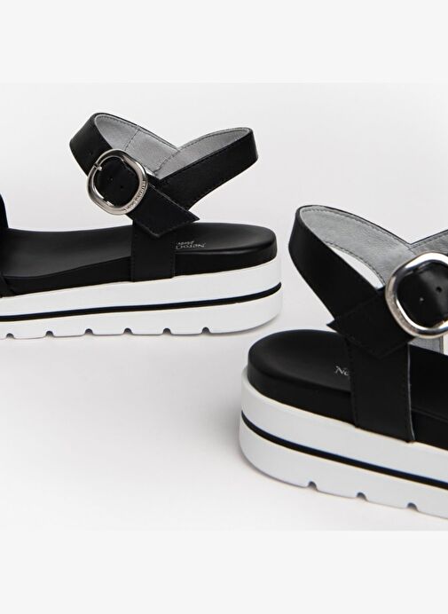 Kadın Sandalet E307812D NeroGiardini TAMIGI PU.KALE' P15655 BIAN 100-Nero - Görsel 5