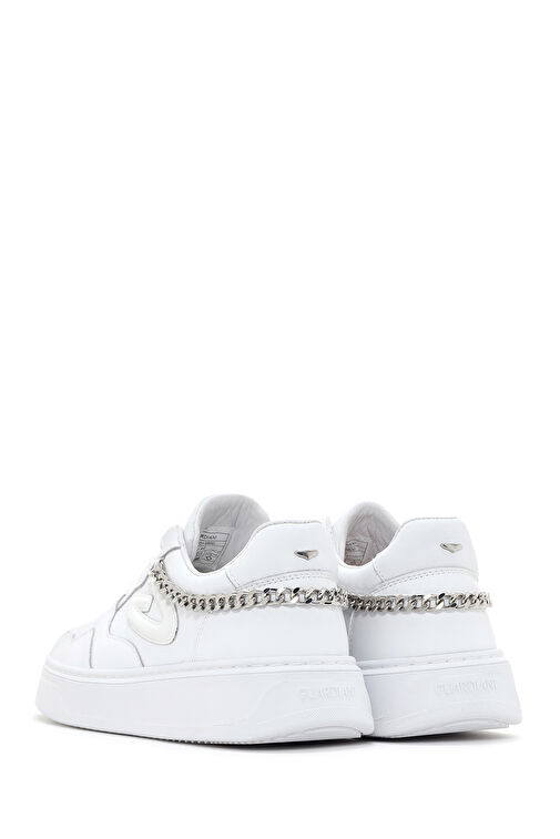 Alberto Guardiani Beyaz Kadın Deri Sneaker G03G100011 - Görsel 6