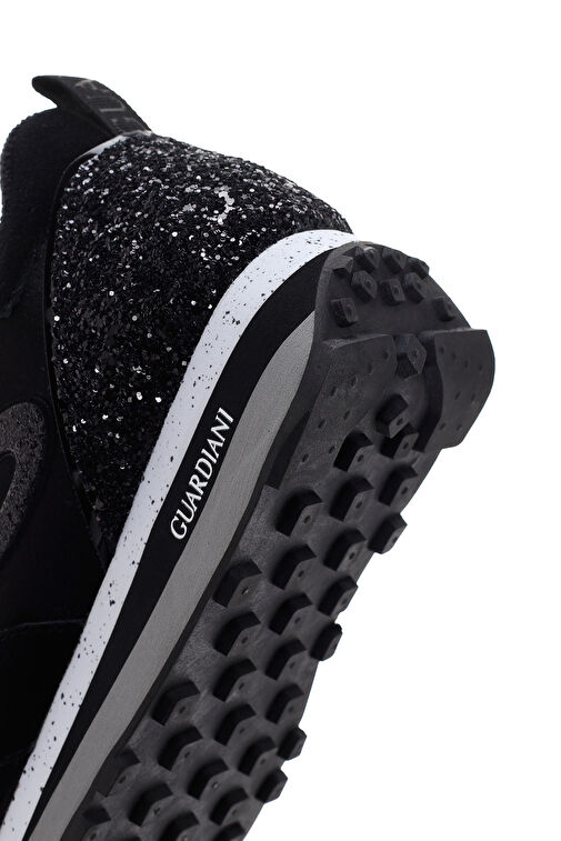 Alberto Guardiani Kadın Siyah Wen Kalın Tabanlı Taşlı Sneaker G03G100007 - Görsel 9