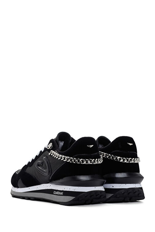 Alberto Guardiani Kadın Siyah Wen Deri Kalın Tabanlı Sneaker G03G100013 - Görsel 6