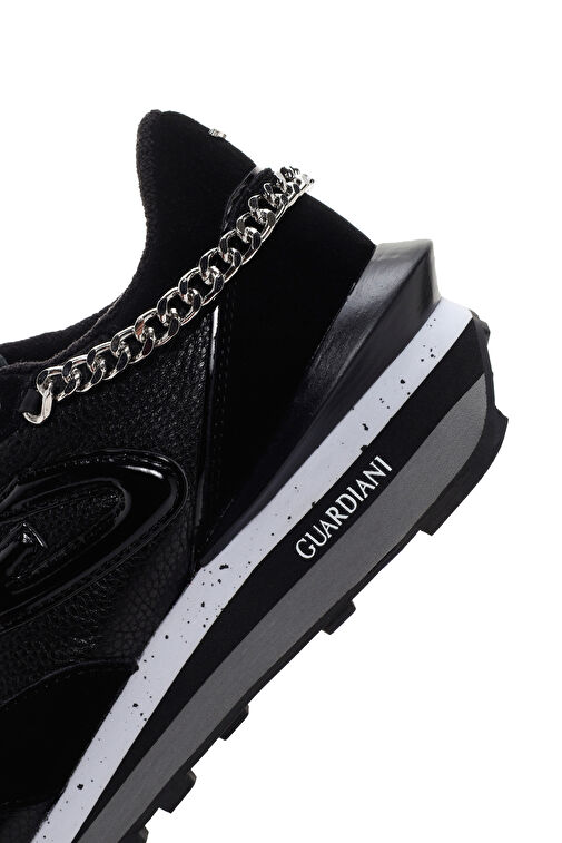 Alberto Guardiani Kadın Siyah Wen Deri Kalın Tabanlı Sneaker G03G100013 - Görsel 8