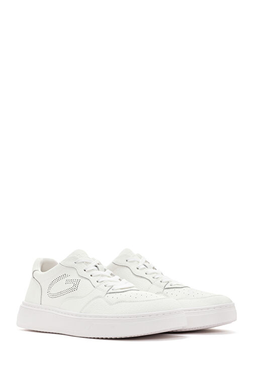 Alberto Guardiani Beyaz Erkek Deri Sneaker G03M100026 - Görsel 4