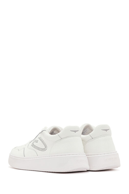 Alberto Guardiani Beyaz Erkek Deri Sneaker G03M100026 - Görsel 6