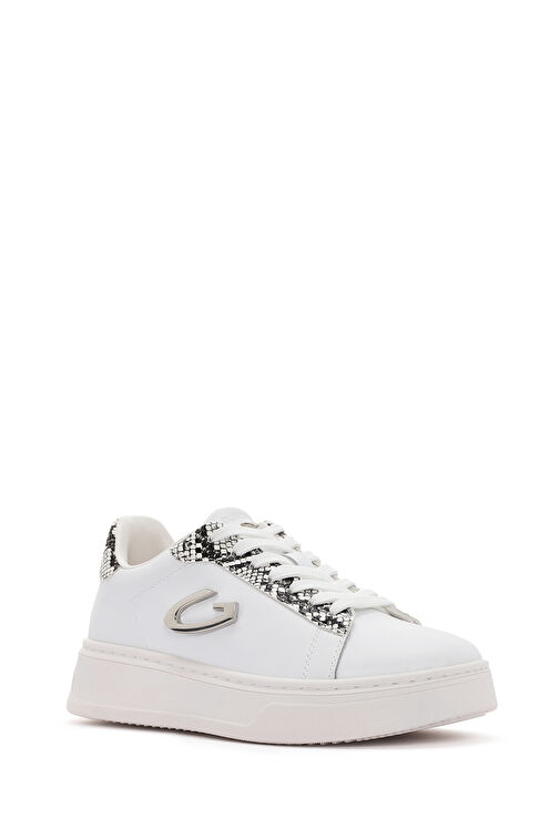 Alberto Guardiani Beyaz Kadın Deri Sneaker G03G100017 - Görsel 7