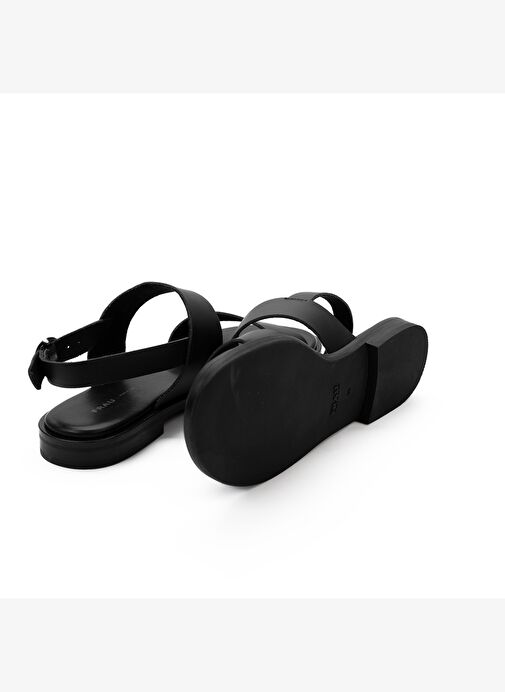 Kadın Sandalet 86P1 Frau LONDON Nero - Görsel 5