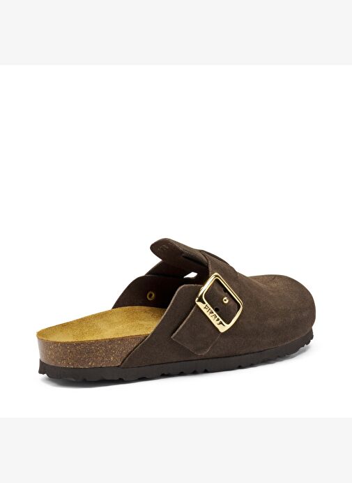 Kadın Terlik 17D5 Frau VELOUR-S T.Moro (Dark Brown) - Görsel 4