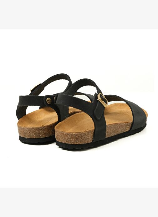 Kadın Sandalet 58H3 Frau NABUK-S Nero - Görsel 5