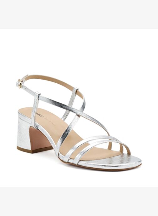 Kadın Topuklu Ayakkabı 93V2 Frau METAL Silver - Görsel 3