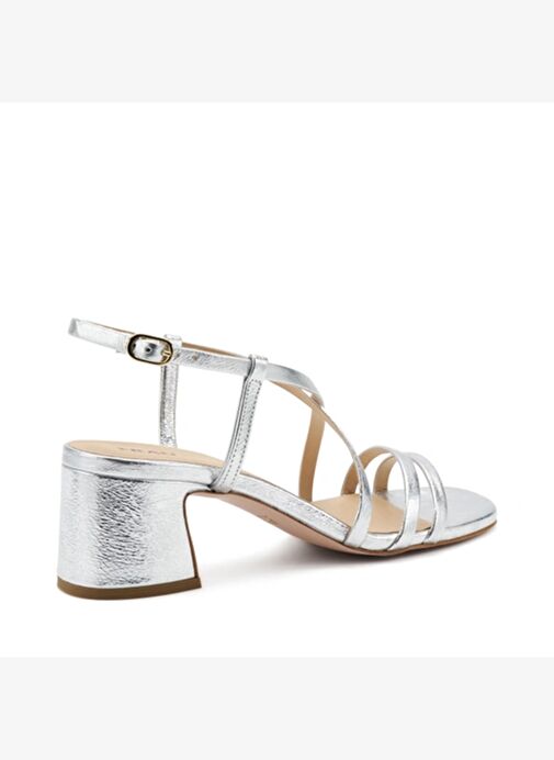 Kadın Topuklu Ayakkabı 93V2 Frau METAL Silver - Görsel 4