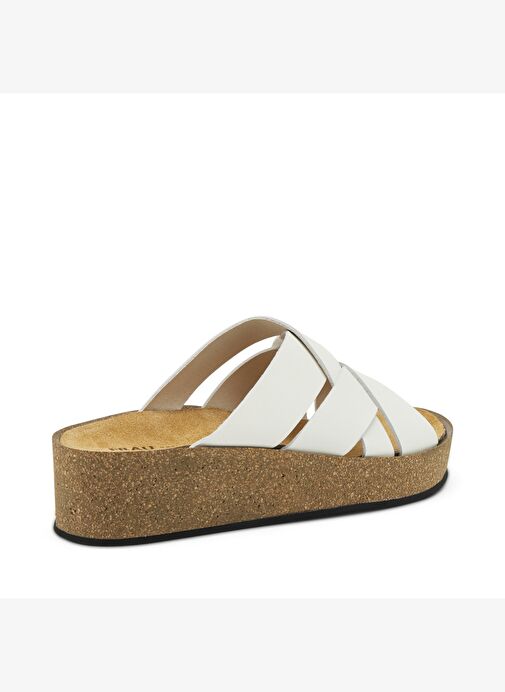 Kadın Terlik 60M0 Frau LONDON-S OFF White - Görsel 4