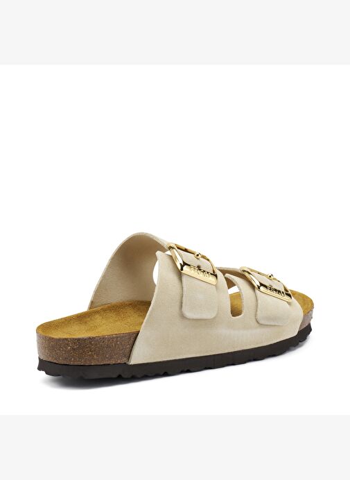 Kadın Terlik 17D8 Frau VELOUR-S Cappuccino (Taupe) - Görsel 4