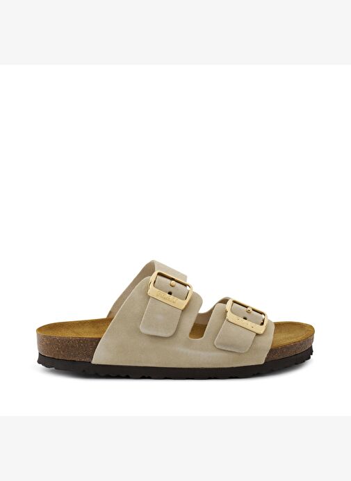 Kadın Terlik 17D8 Frau VELOUR-S Cappuccino (Taupe) - Görsel 3