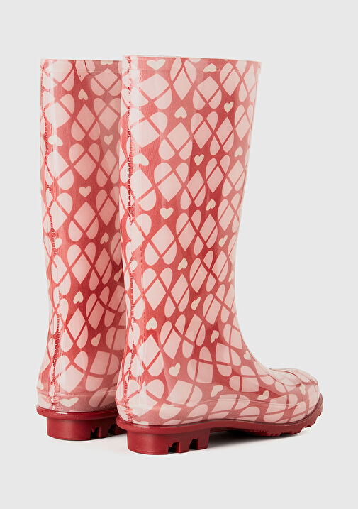Unisex Pembe Mix Yağmur Çizmesi - Görsel 3