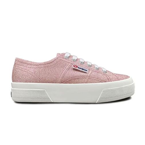 Superga 2740 Platform Lame Kadın Günlük Ayakkabı S6128SW-A1G-SP Pembe - Görsel 2