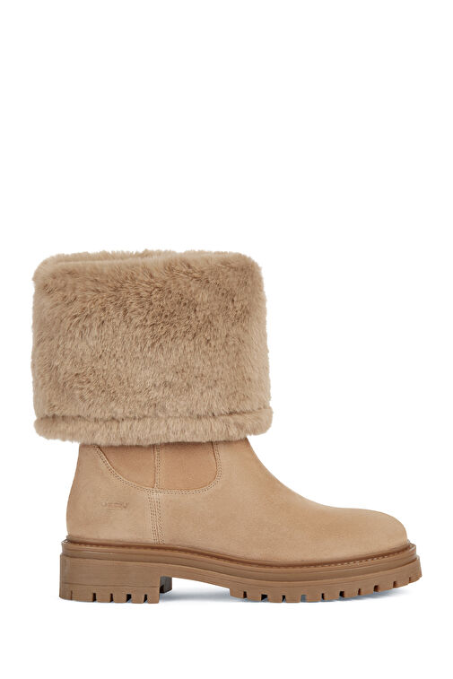 Geox Kadın Bej Iridea Süet Bot D04HRM022BHCS65A - Görsel 2