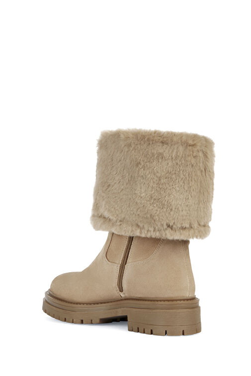 Geox Kadın Bej Iridea Süet Bot D04HRM022BHCS65A - Görsel 5