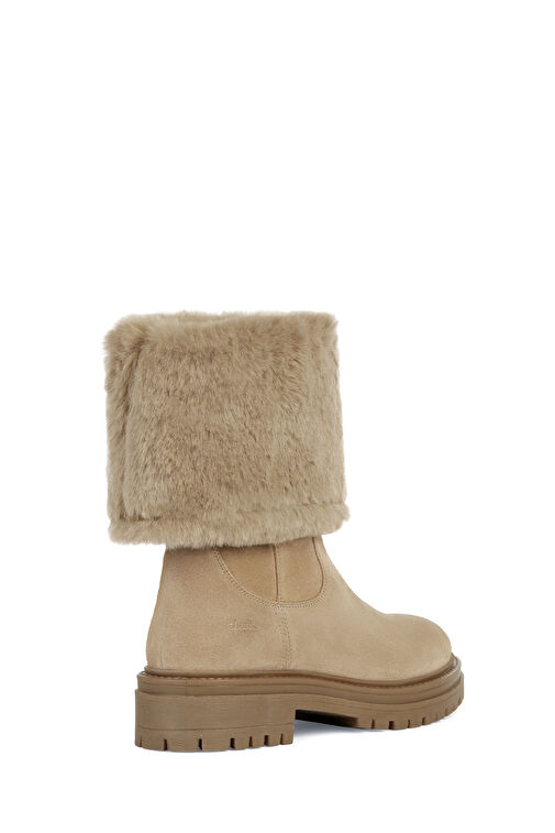 Geox Kadın Bej Iridea Süet Bot D04HRM022BHCS65A - Görsel 6