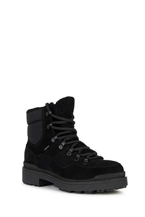 Geox Kadın Siyah Nevegal Abx Süet Deri Postal Bot D36UPD022FUC9999 - Görsel 4