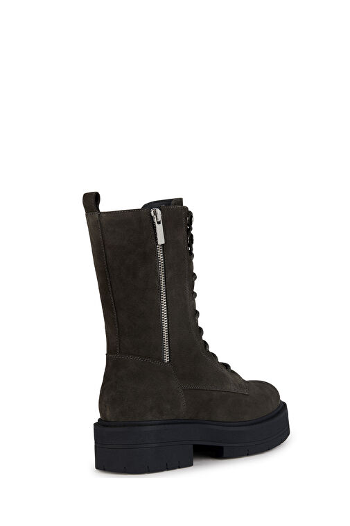 Geox Kadın Antrasit Spherica Ec7 Süet Deri Postal Bot D36VDJ00022C9002 - Görsel 5