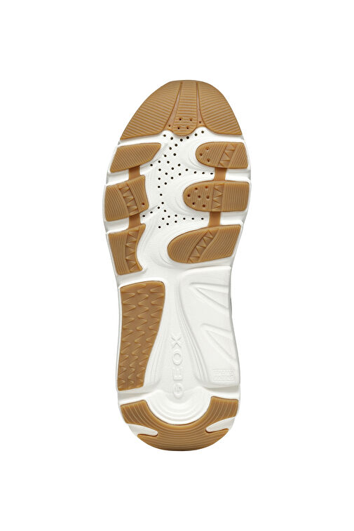 Geox Kadın Beyaz Diamantha Bağcıklı Kalın Tabanlı Deri Sneaker D36UFE00046C1000 - Görsel 7