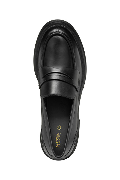 Geox Siyah Kadın Deri Loafer D46WWD00043C9999 - Görsel 6