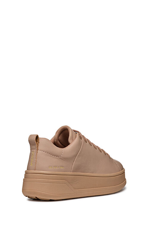 Geox Bej Kadın Deri Sneaker D46WVA00085C8191 - Görsel 3