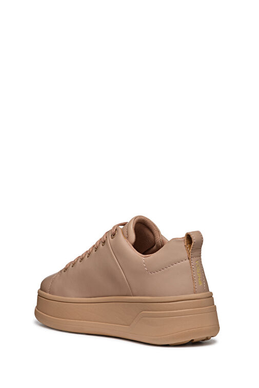 Geox Bej Kadın Deri Sneaker D46WVA00085C8191 - Görsel 5