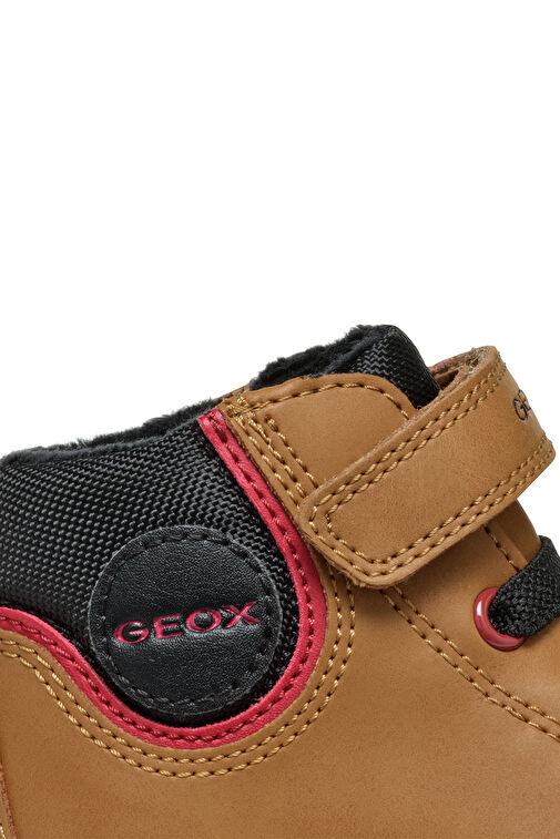 Geox Erkek Bebek Taba Gisli Toddler Bantlı Nubuk Deri Sneaker B461NC0MEFUC2G9B - Görsel 9