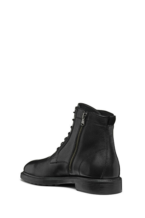 Geox Erkek Siyah Ghete De Piele Bağcıklı Deri Casual Bot U46G5D000JDC9999 - Görsel 5