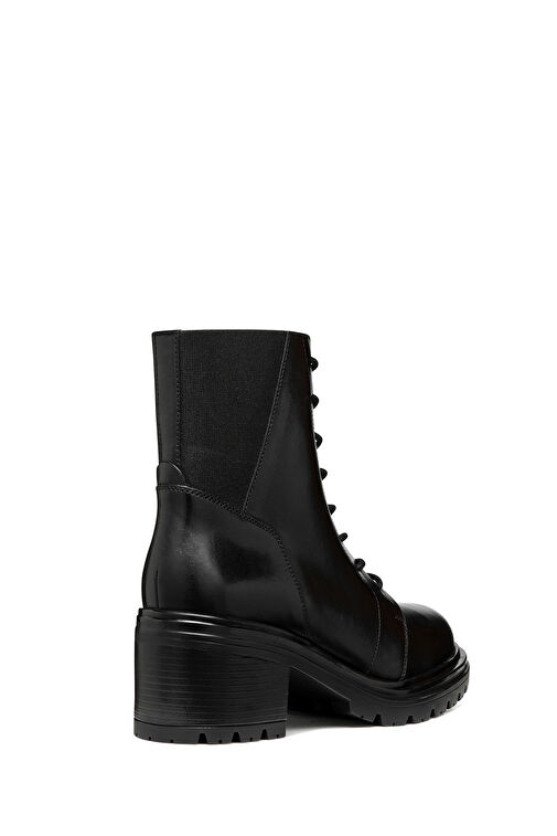 Geox Kadın Siyah Damiana Fermuarlı Kalın Topuklu Deri Bot D46QCC043NHC9999 - Görsel 6