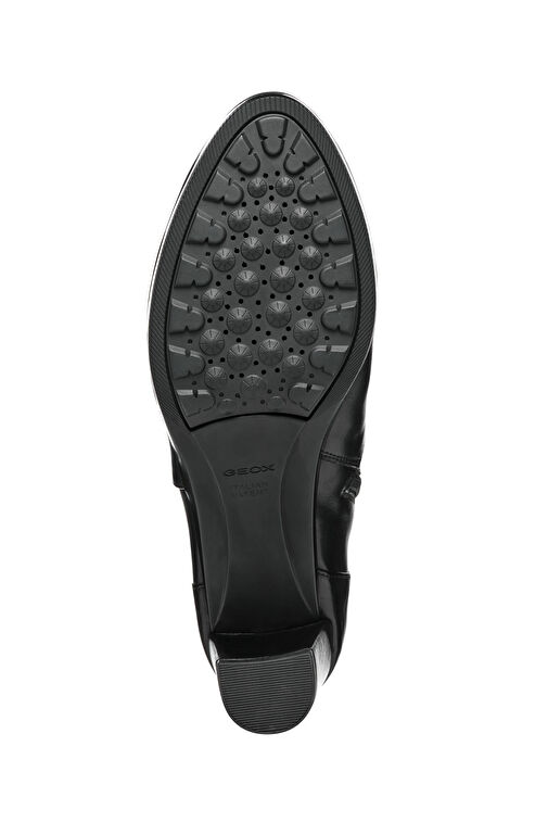 Geox Kadın Siyah D Walk Pleasure Fermuarlı Kalın Topuklu Deri Bot D46TEA00043C9999 - Görsel 7