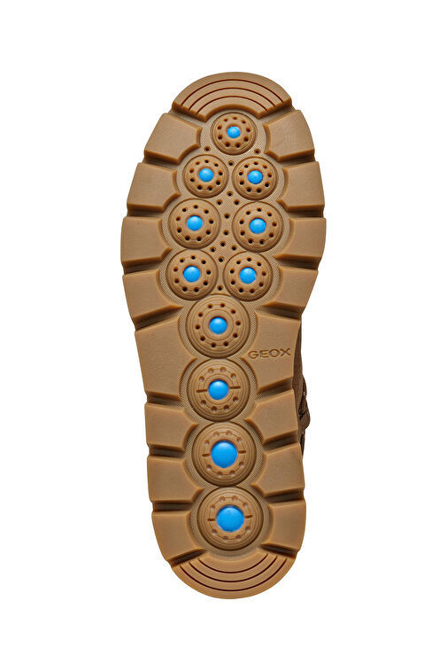 Geox Kadın Kahverengi Spherica Ec7.1 Abx Kürklü Waterproof Süet Deri Bot D46WSA00022C6372 - Görsel 7