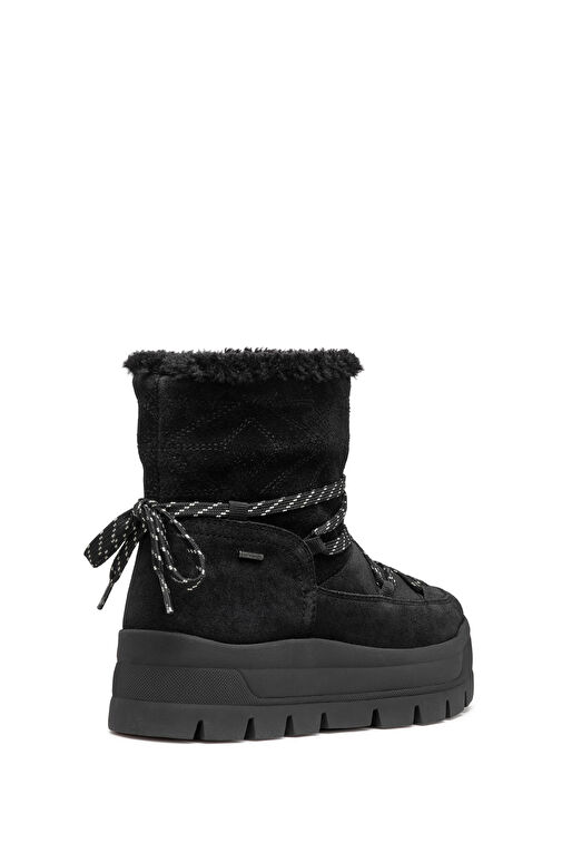 Geox Geox Kadın Siyah Spherica Ec7.1 Abx Kürklü Waterproof Süet Deri Bot D46WSA00022C9999 | Boyner Siyah - 3. görsel