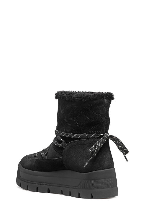 Geox Geox Kadın Siyah Spherica Ec7.1 Abx Kürklü Waterproof Süet Deri Bot D46WSA00022C9999 | Boyner Siyah - 5. görsel