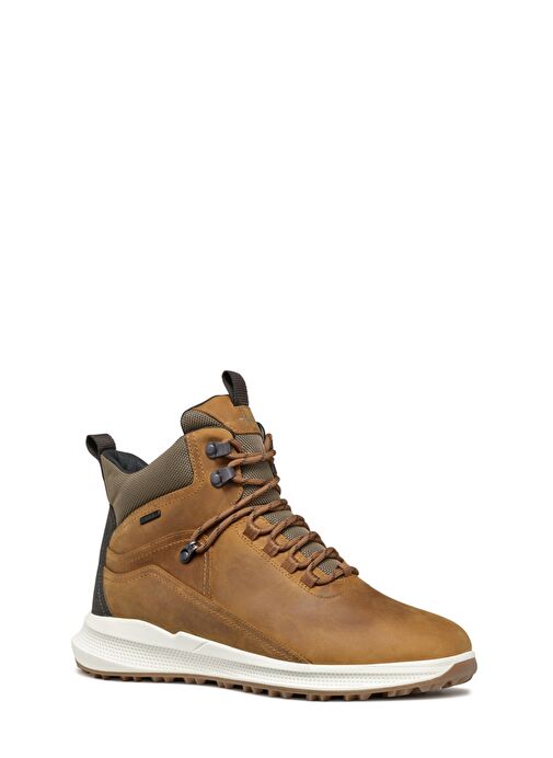 Geox Erkek Taba Bağcıklı Deri Bot U46E0C0FF11C6001 - Görsel 4