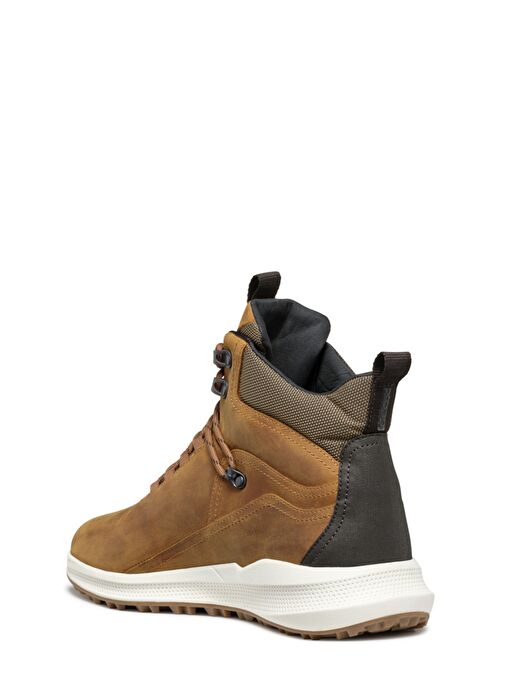 Geox Erkek Taba Bağcıklı Deri Bot U46E0C0FF11C6001 - Görsel 5