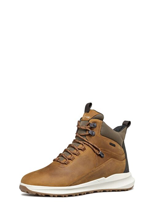 Geox Erkek Taba Bağcıklı Deri Bot U46E0C0FF11C6001 - Görsel 3