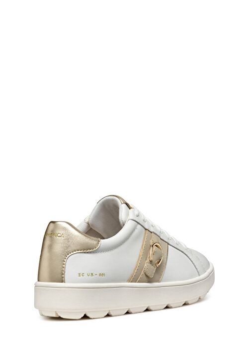 Geox Kadın Vizon D Spherica Ecub - 1 A - Nappa Bağcıklı Deri Sneaker D46WEA00085C1ZH6 - Görsel 5