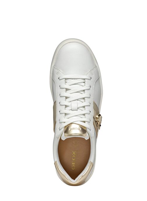 Geox Kadın Vizon D Spherica Ecub - 1 A - Nappa Bağcıklı Deri Sneaker D46WEA00085C1ZH6 - Görsel 6